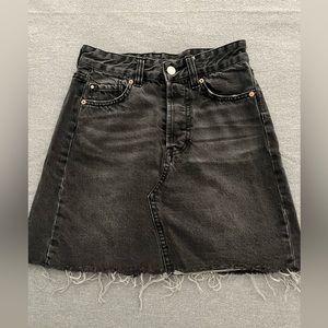 &Denim (H&M) black denim skirt